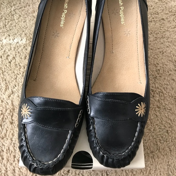 Black Wedge Hush Puppies - Picture 3 of 3